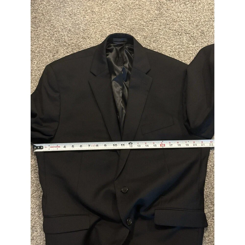 Ralph Lauren Polo Blazer Men’s 44R Black 100% Wool RN90736